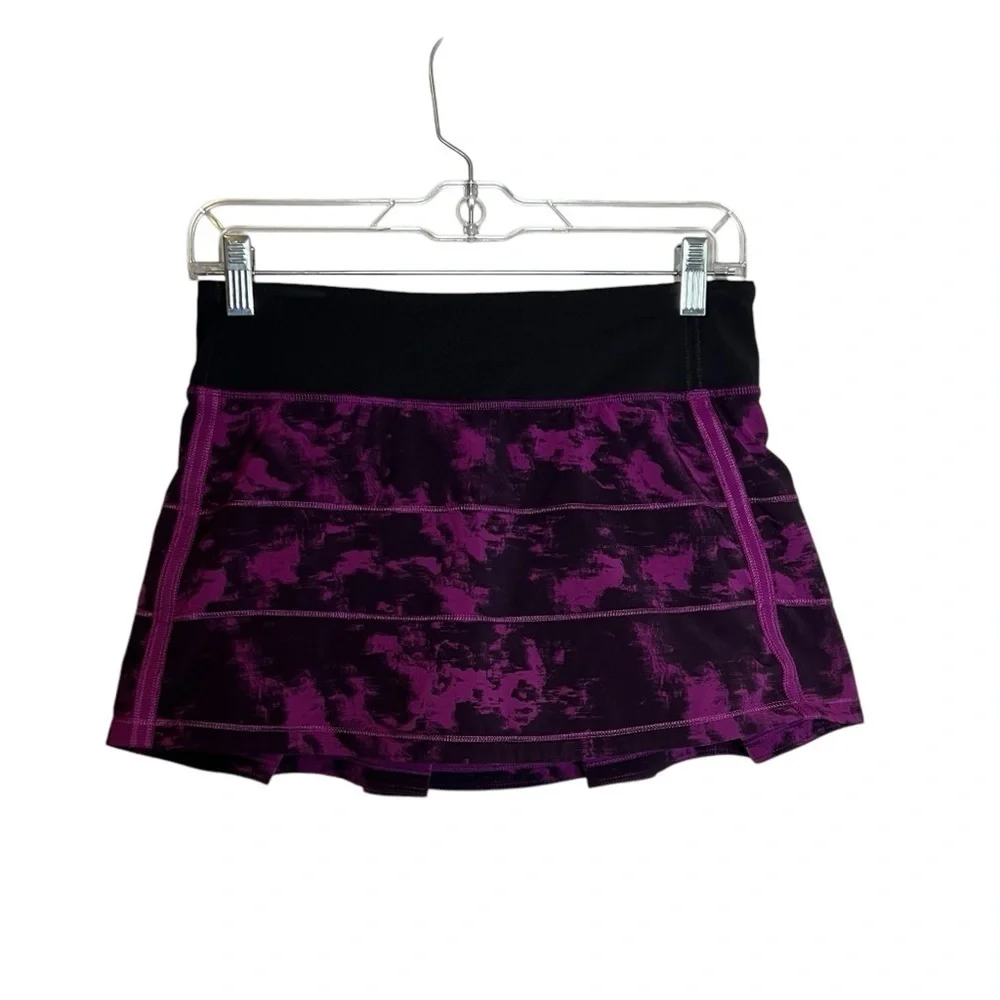 Lululemon Pace Rival Breezie Regal Plum Black Skirt